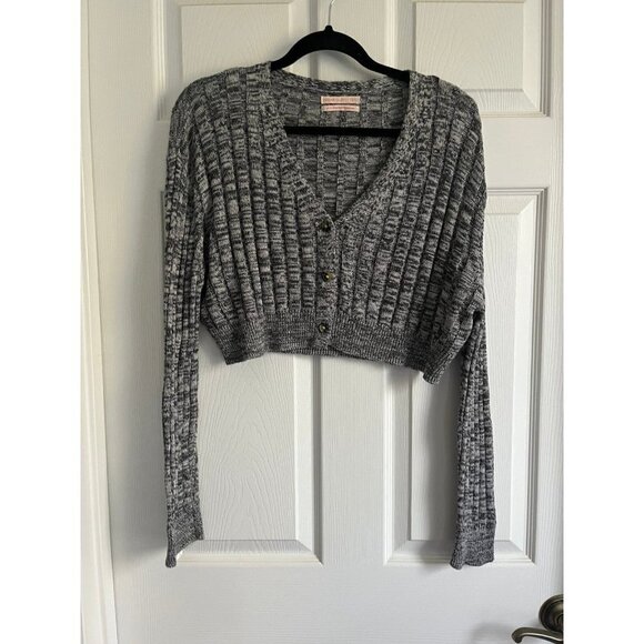 Urban Outfitters Cropped Grey Cardigan - Picture 1 of 2